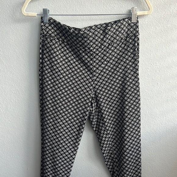 Black print pant (stretch) - Picture 1 of 4